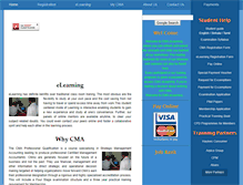 Tablet Screenshot of cmaelearning.org